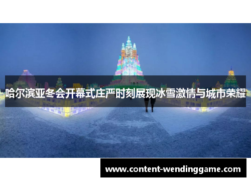 哈尔滨亚冬会开幕式庄严时刻展现冰雪激情与城市荣耀