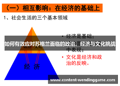 如何有效应对苏格兰面临的政治、经济与文化挑战