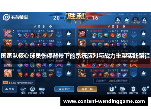 国家队核心球员伤停背景下的系统应对与战力重塑实践路径